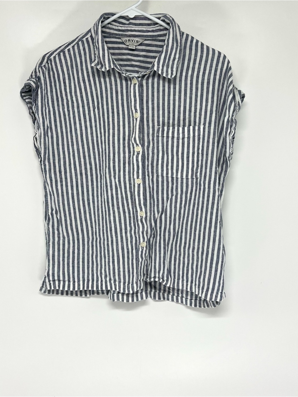 Orvis linen button down shirt women’s medium